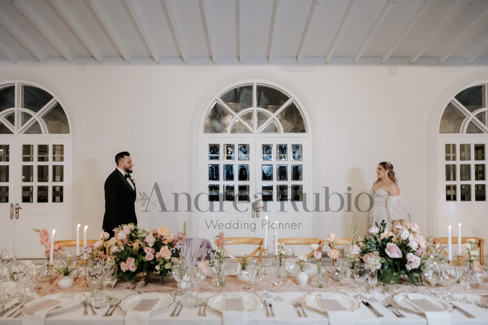 Concepto de arte y diseño floral de boda